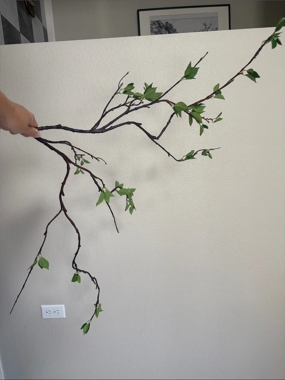 Magnolia Home Decorative Artificial Branch with Green Leaves